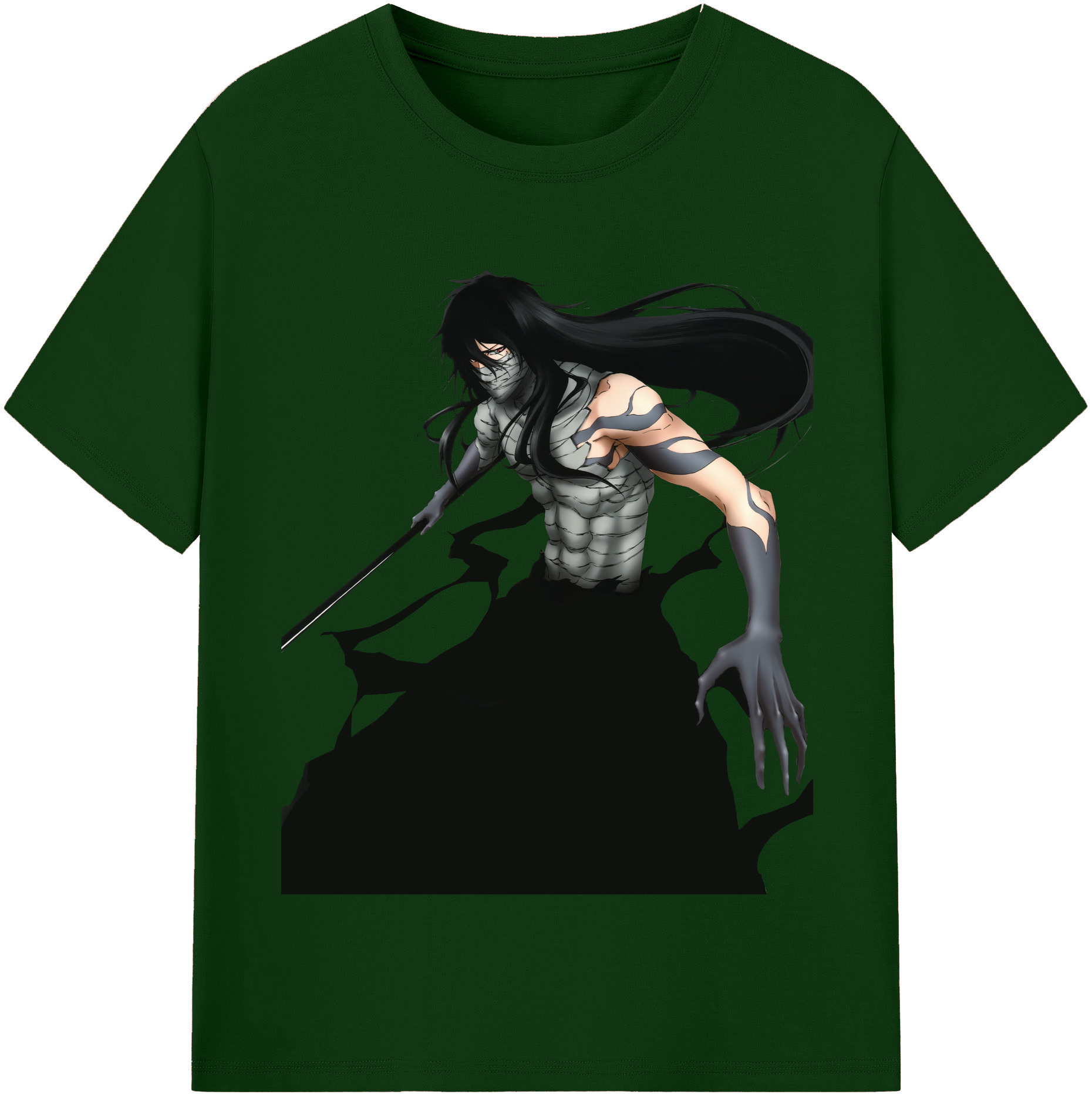 （画像用） ブリーチ 黒崎一護（くろさき いちご）BLEACH Kurosaki Ichigo 綿100％半袖Tシャツ（フロントプリント）